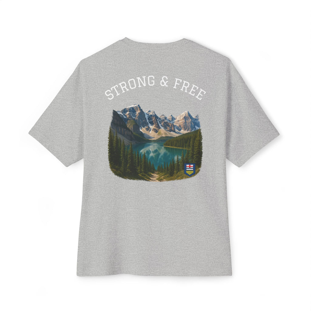 Nature-Inspired Unisex Oversized Boxy Tee, Casual Wear, Graphic T-Shirt, Outdoor Adventure Shirt, Gift for Nature Lovers