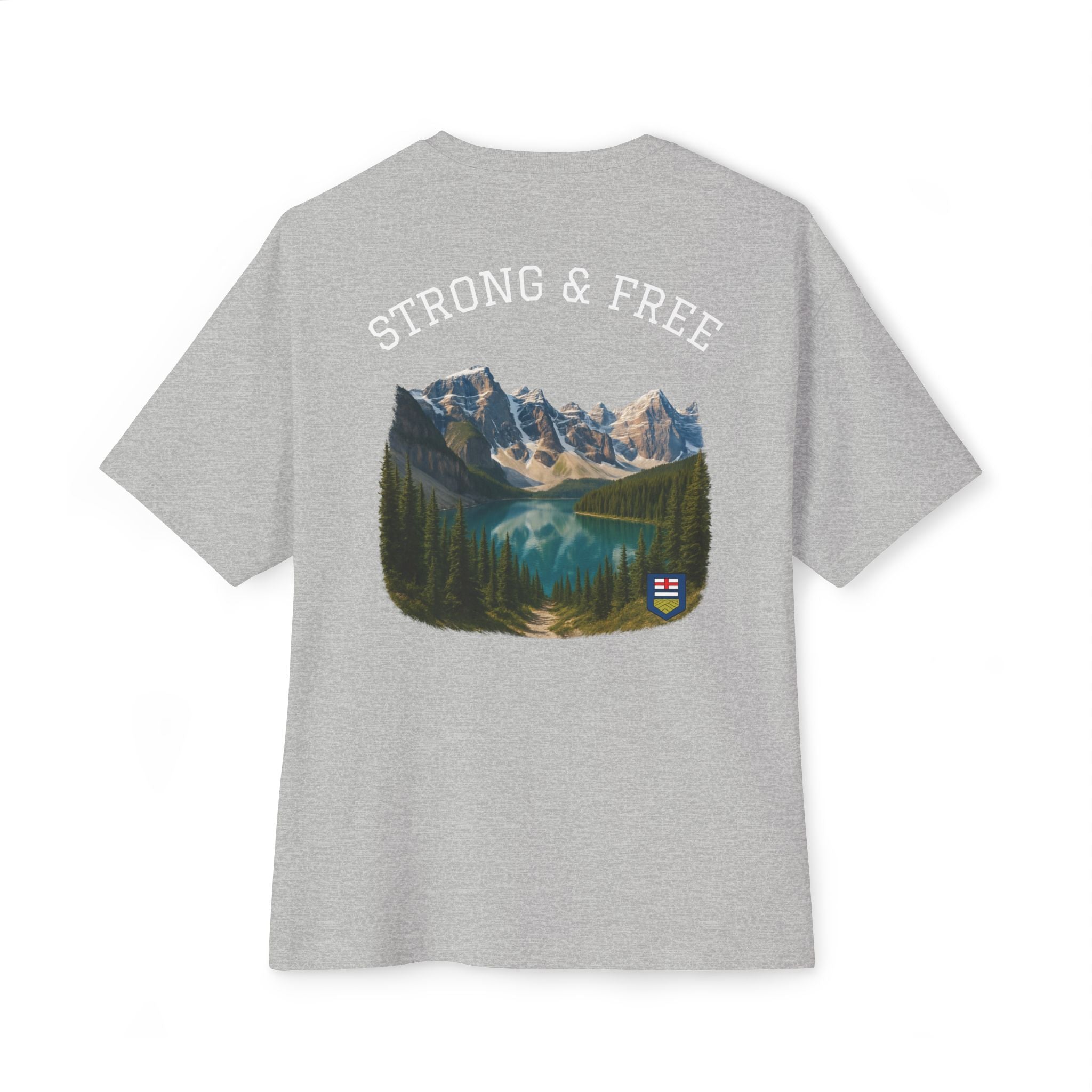 Nature-Inspired Unisex Oversized Boxy Tee, Casual Wear, Graphic T-Shirt, Outdoor Adventure Shirt, Gift for Nature Lovers