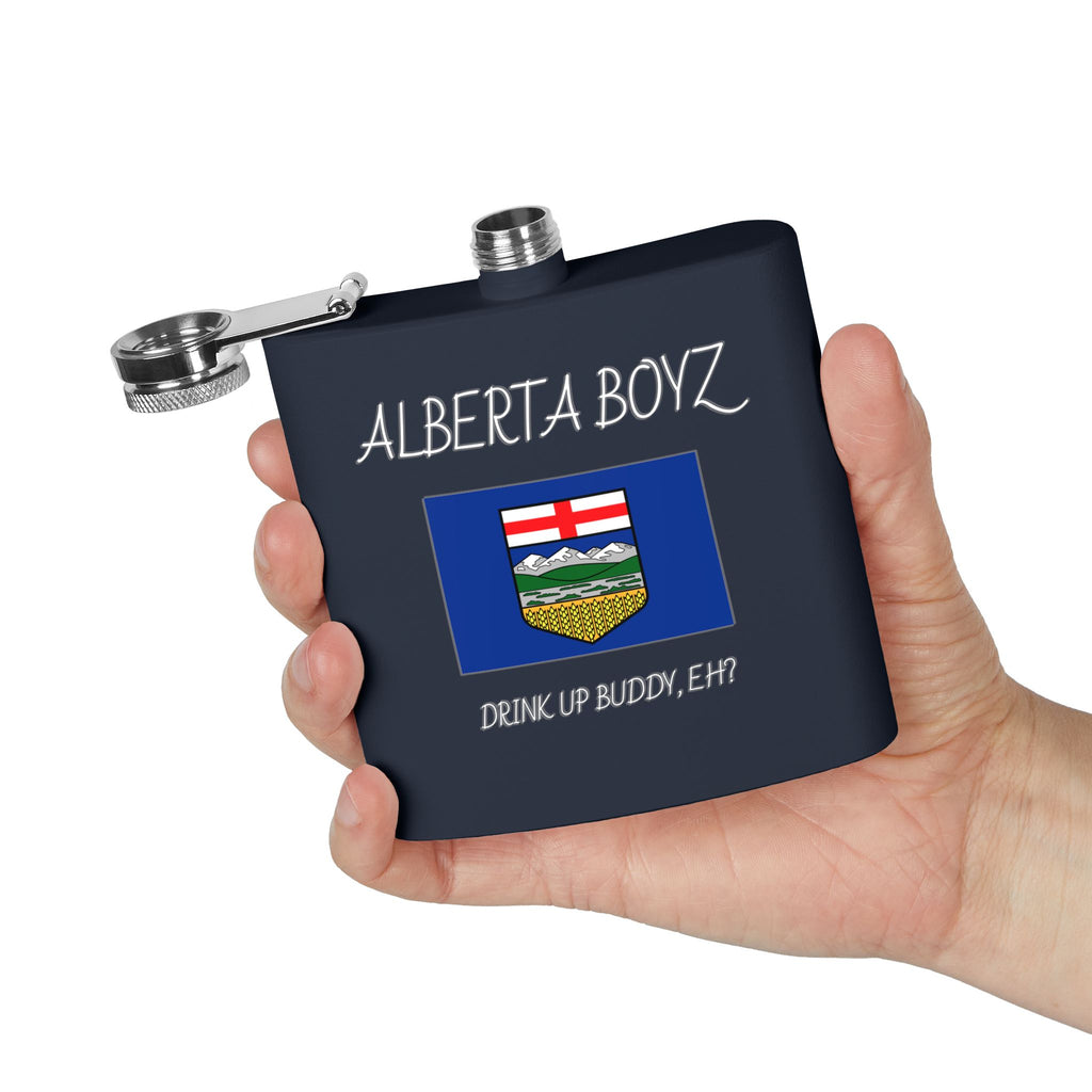 Alberta Boyz Stainless Steel Flask - 6oz
