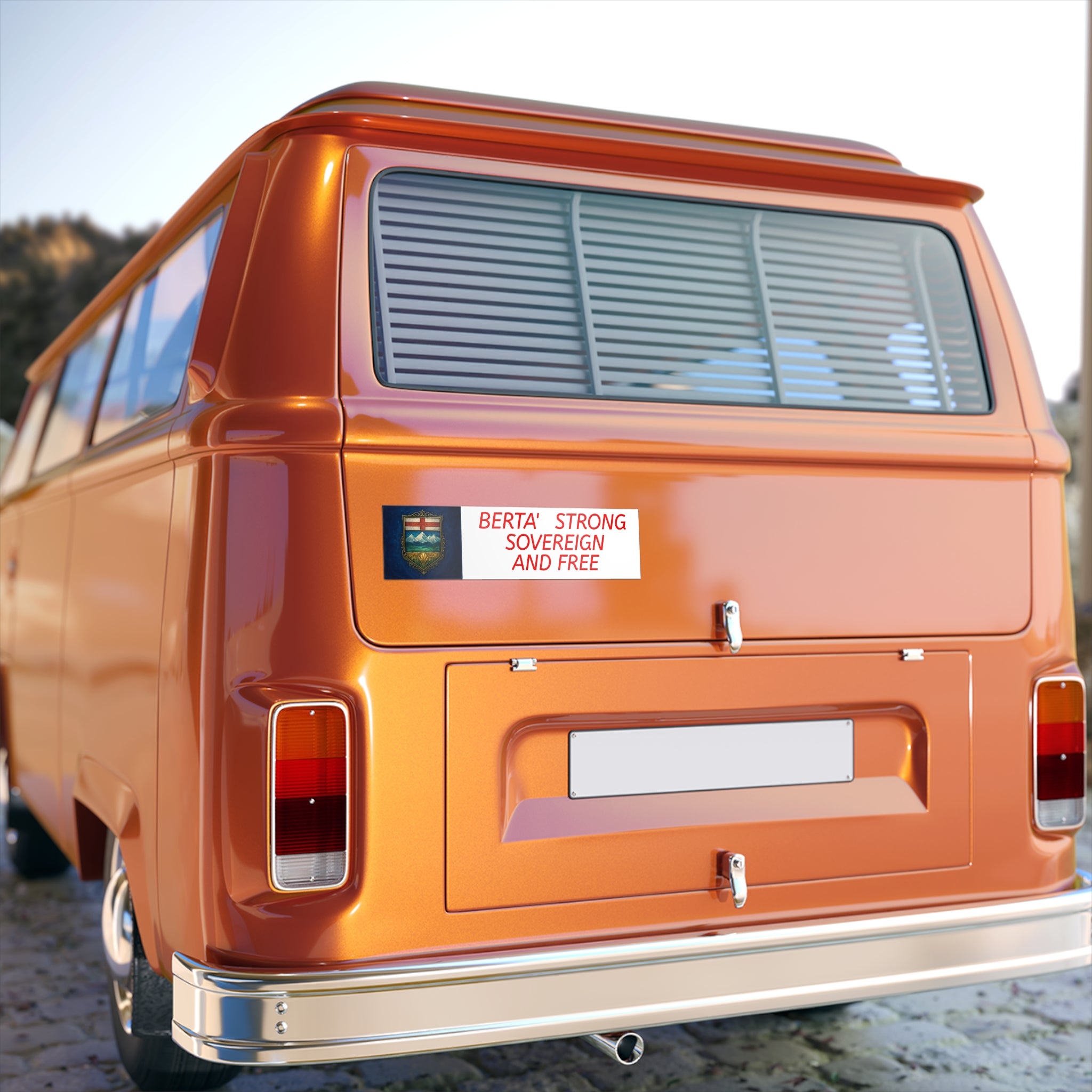 Alberta Pride Bumper Stickers, Car Decor, Outdoor Stickers, Canadian Pride, Sovereign and Free