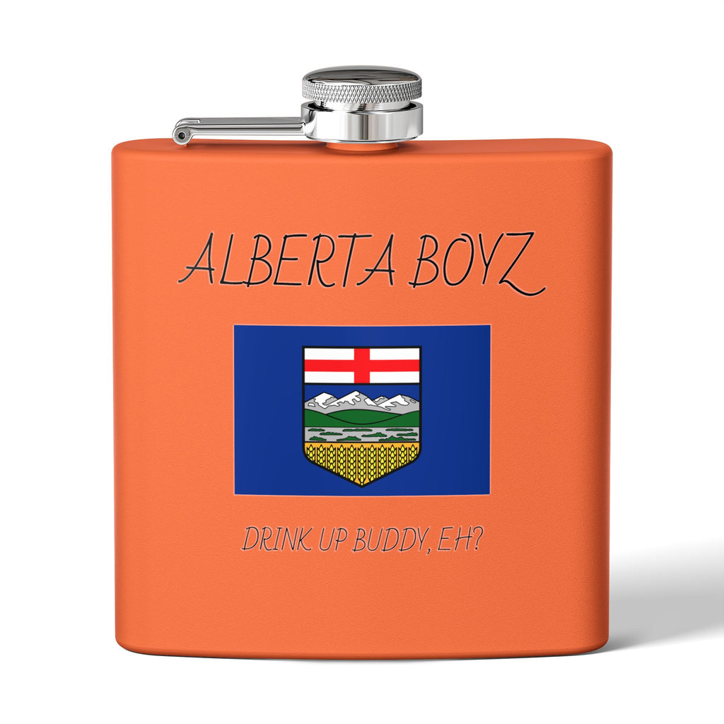 Alberta Boyz Stainless Steel Flask - 6oz