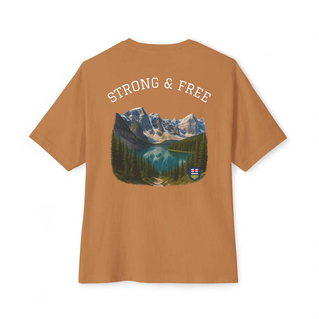 Nature-Inspired Unisex Oversized Boxy Tee, Casual Wear, Graphic T-Shirt, Outdoor Adventure Shirt, Gift for Nature Lovers