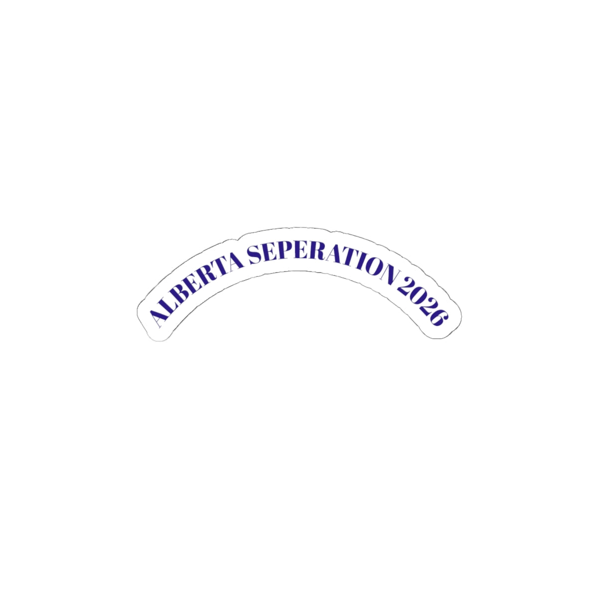 Alberta Separation 2026 Kiss-Cut Stickers, Political Stickers, Vinyl Decal, Custom Stickers, Laptop Stickers, Gift for Activists
