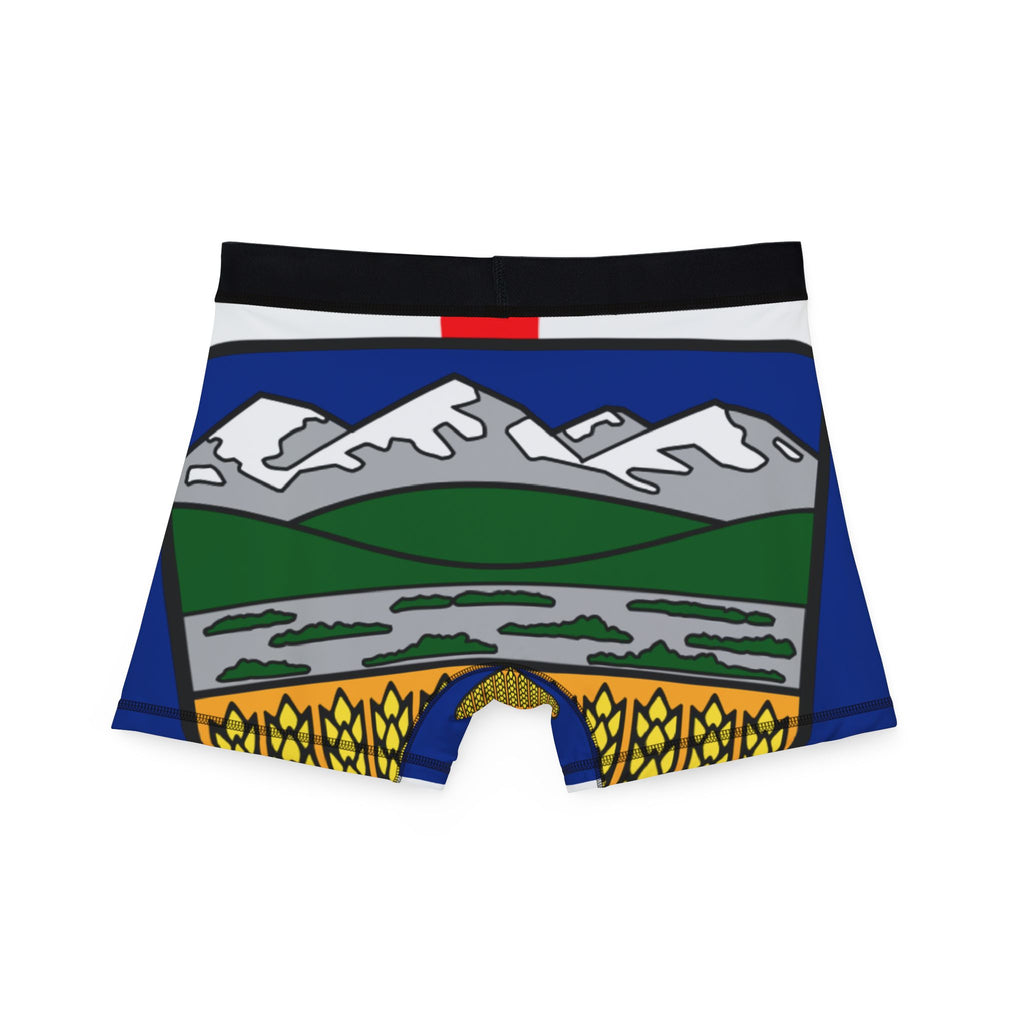 Alberta Flag Men's Boxers - Comfortable AOP Underwear for Albertan Pride