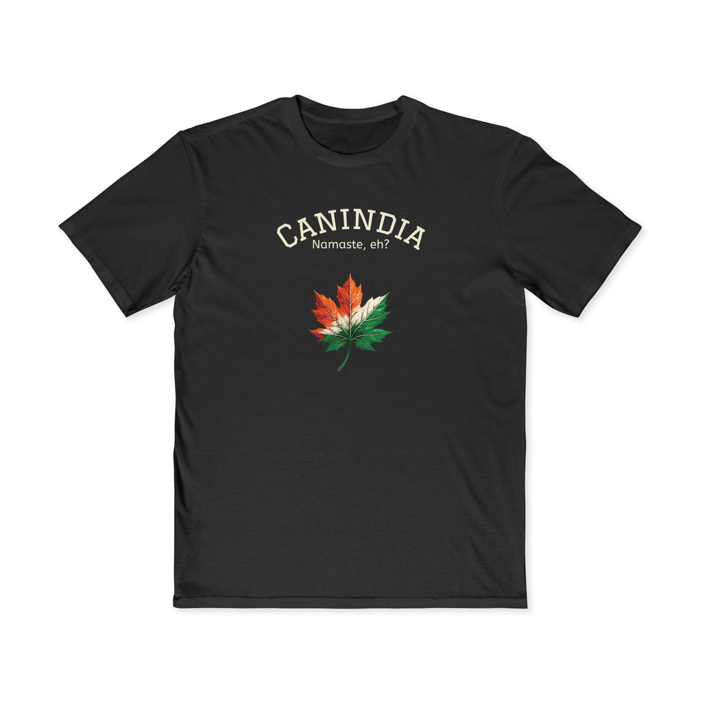 Namaste Canada Maple Leaf Tee, Multicultural Humor Shirt, Travel Gift, Canada Day Apparel, Men's Graphic T-Shirt, Indian Culture