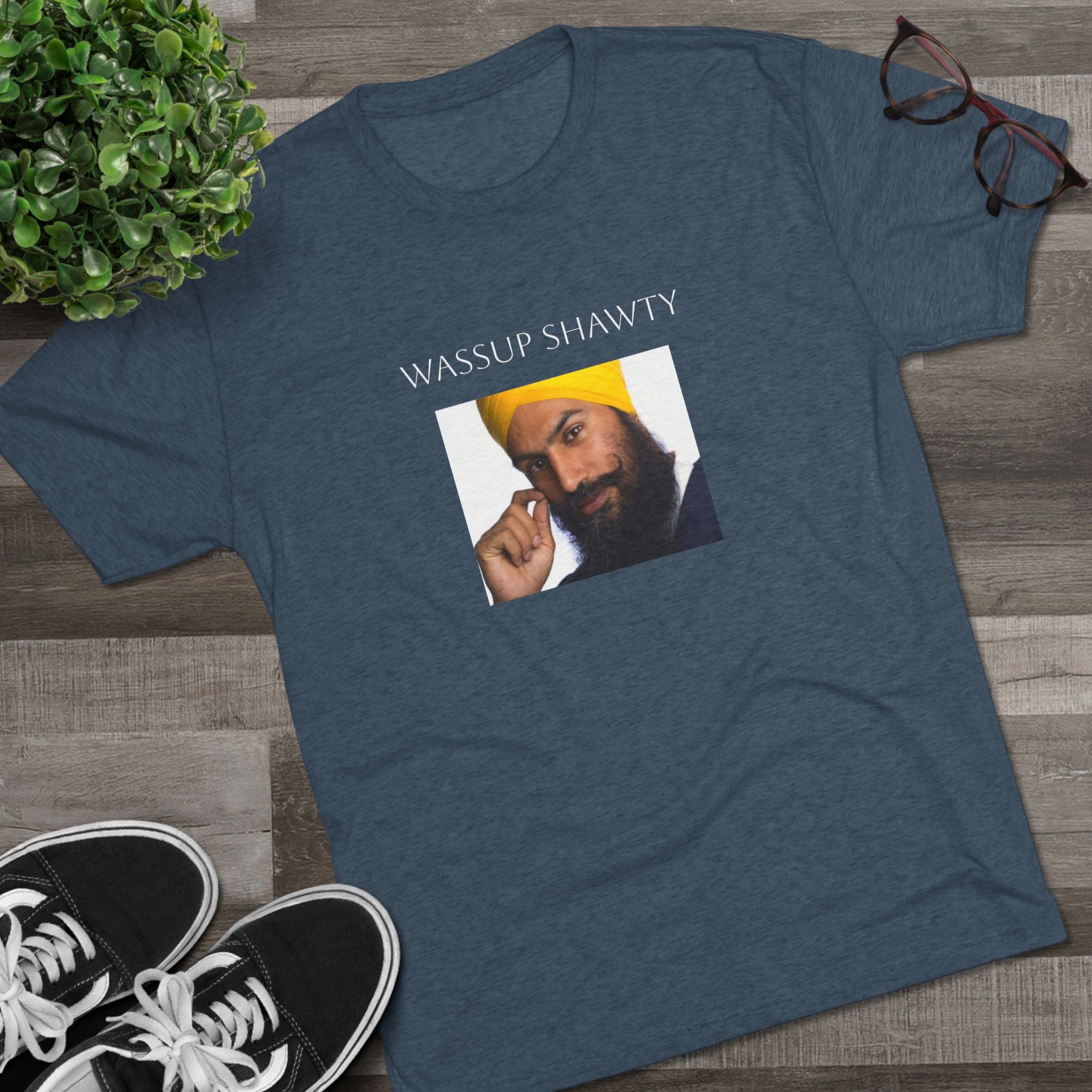 Wassup Shawty Crew Tee - JAGMEET TEE