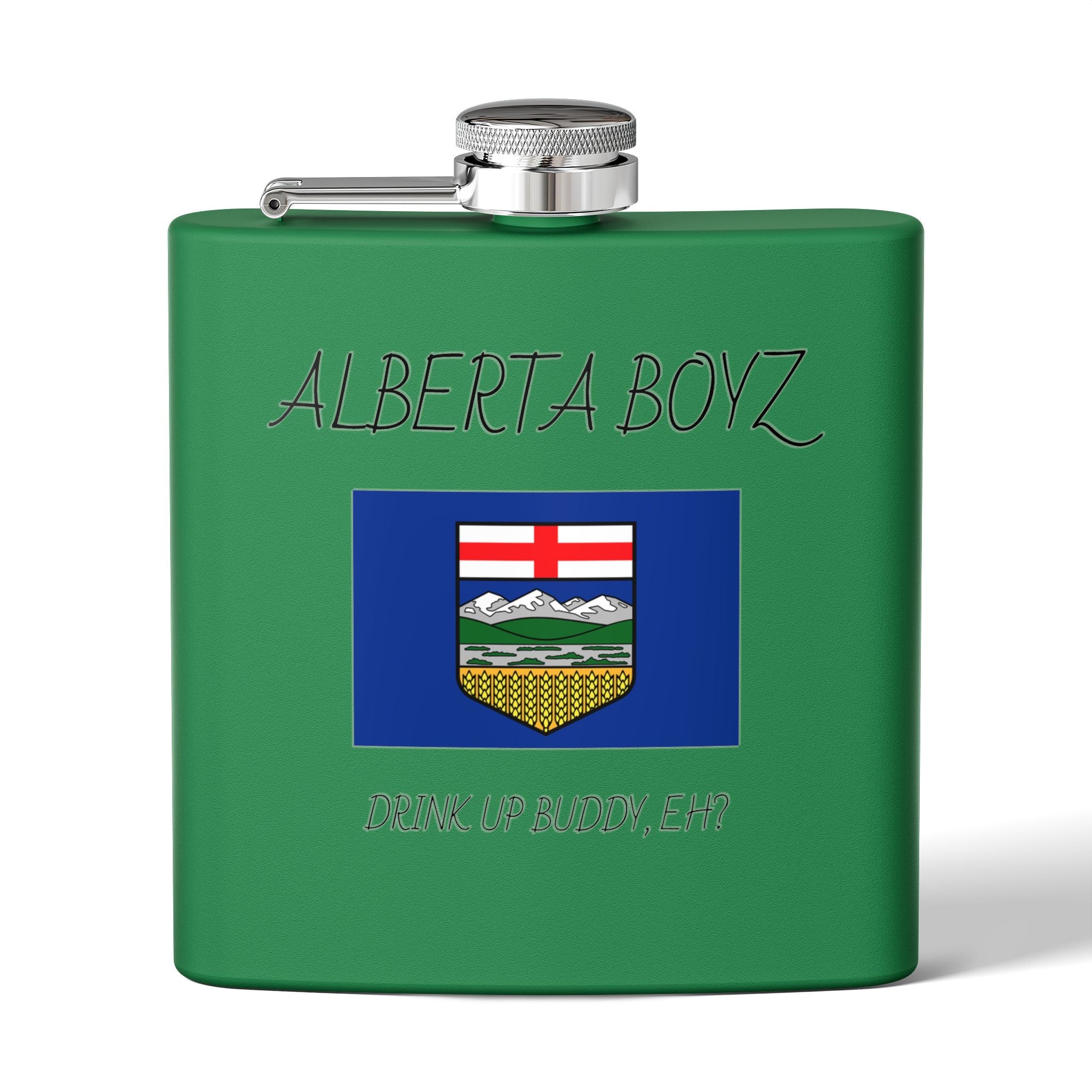 Alberta Boyz Stainless Steel Flask - 6oz