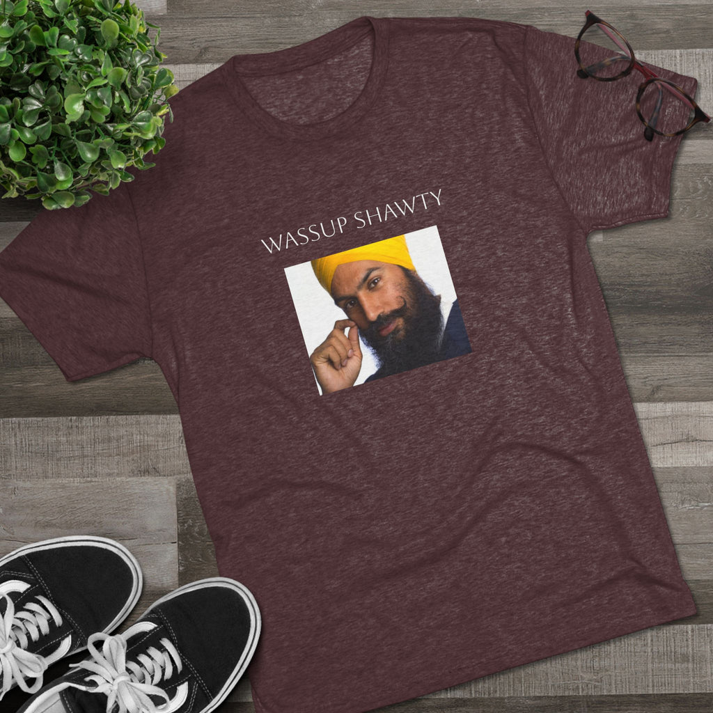 Wassup Shawty Crew Tee - JAGMEET TEE