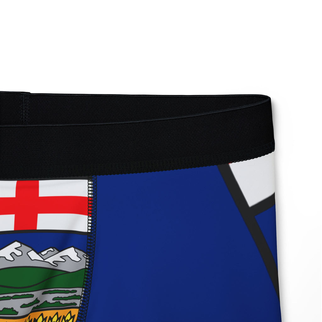 Alberta Flag Men's Boxers - Comfortable AOP Underwear for Albertan Pride
