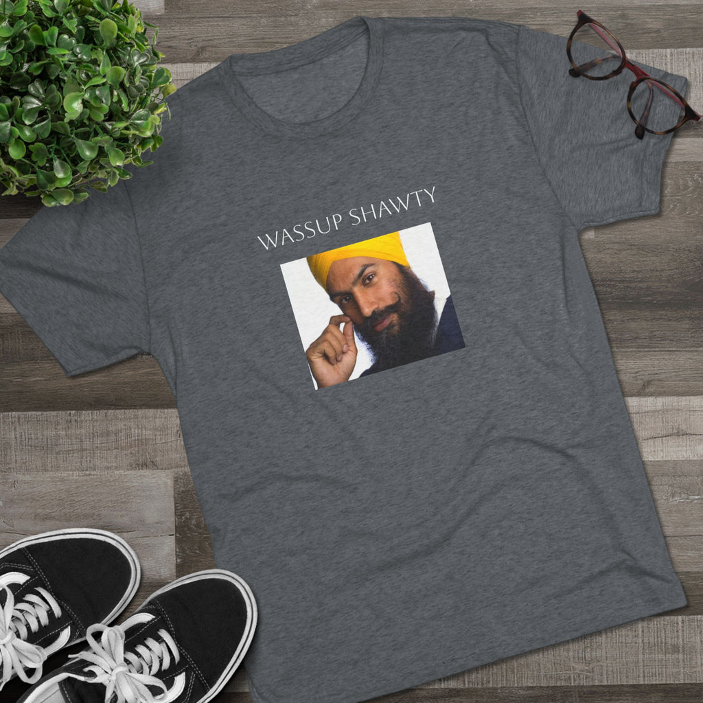 Wassup Shawty Crew Tee - JAGMEET TEE