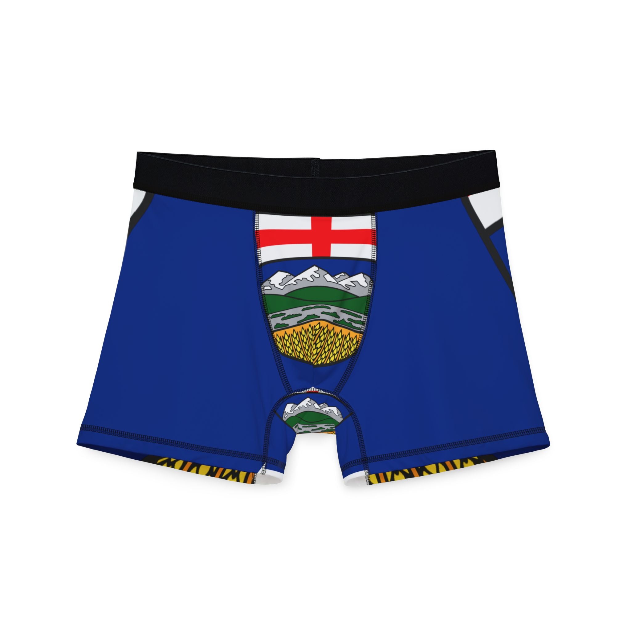 Alberta Flag Men's Boxers - Comfortable AOP Underwear for Albertan Pride