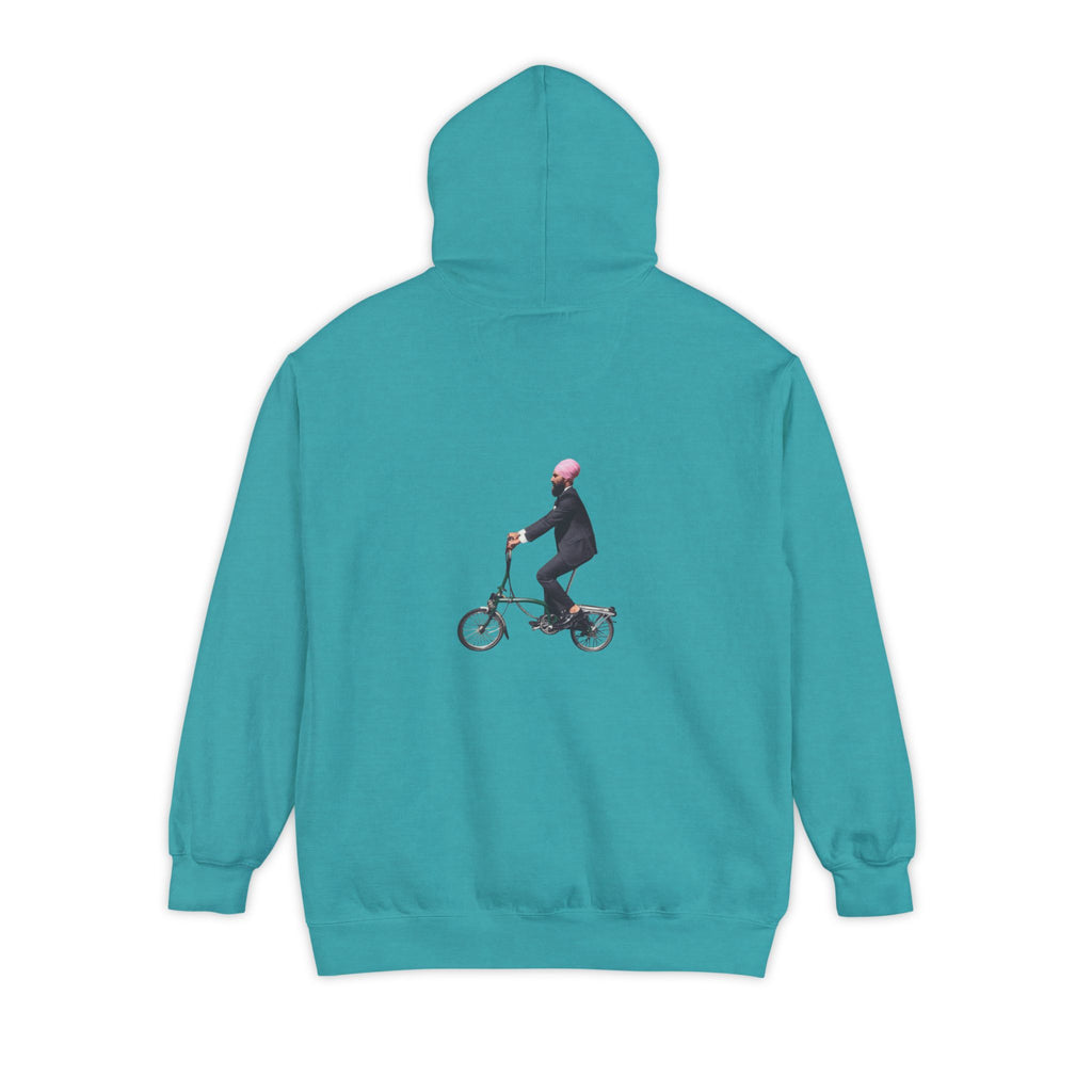 JAGMEET ON DA BIKE quality hoodie