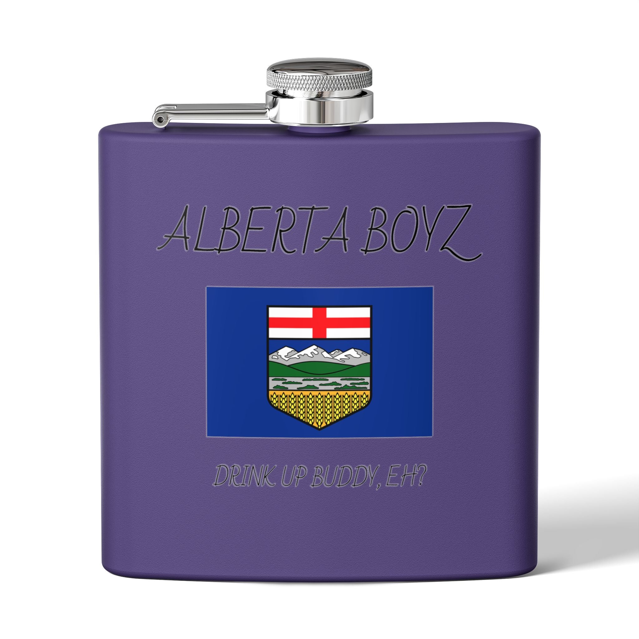 Alberta Boyz Stainless Steel Flask - 6oz