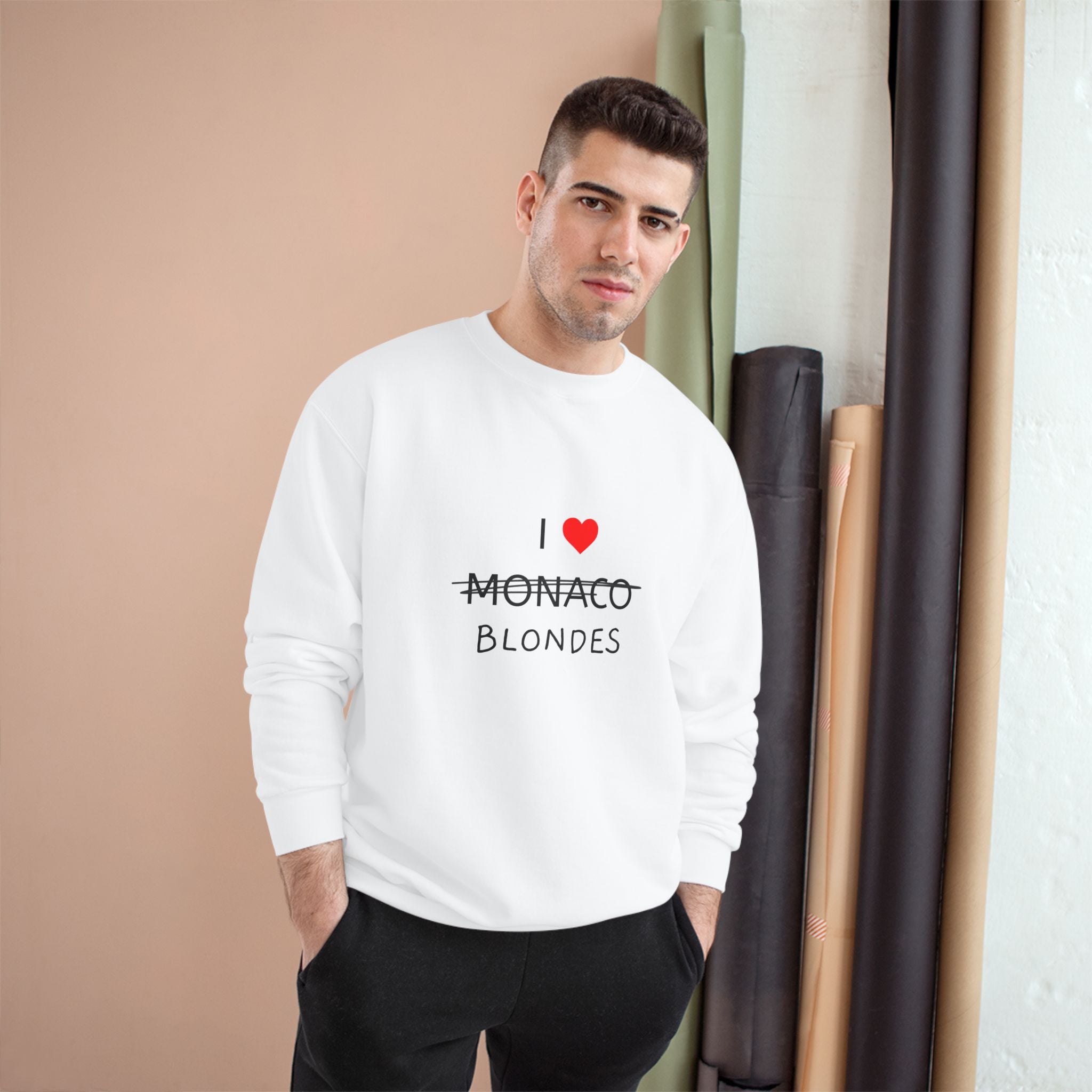 I Love Blondes CHAMPION x SUSTEES Sweatshirt