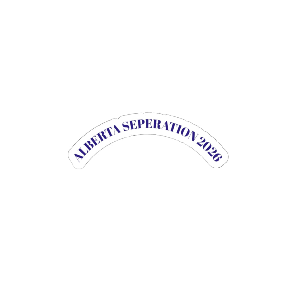 Alberta Separation 2026 Kiss-Cut Stickers, Political Stickers, Vinyl Decal, Custom Stickers, Laptop Stickers, Gift for Activists