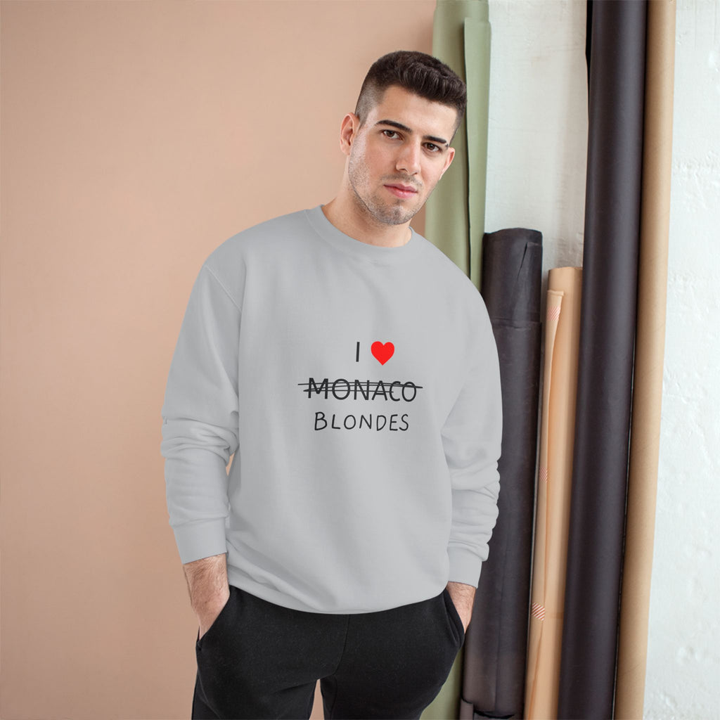 I Love Blondes CHAMPION x SUSTEES Sweatshirt