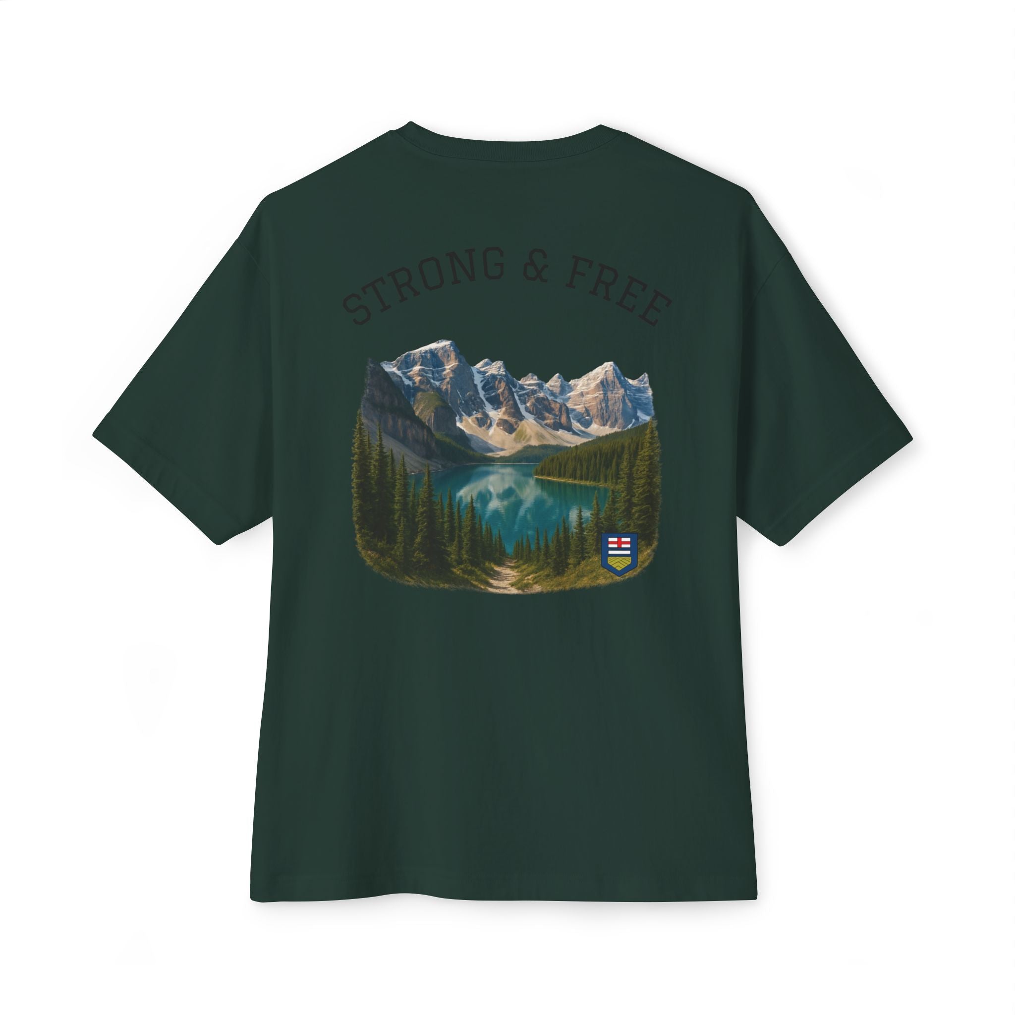 Nature-Inspired Unisex Oversized Boxy Tee, Casual Wear, Graphic T-Shirt, Outdoor Adventure Shirt, Gift for Nature Lovers