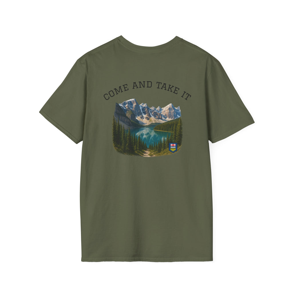 Alberta Adventure Tee, Unisex Nature Shirt, Travel Gift, Outdoor Apparel, Hiking Wear, Alberta Souvenir